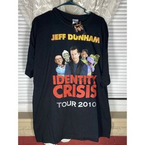 Jeff Dunham Identity Crisis Tee Shirt 2010 New with Tags Size XL Achmed Rare OBO